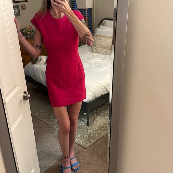Hot Pink A.L.C shift dress size 0 - Picture 1 of 3